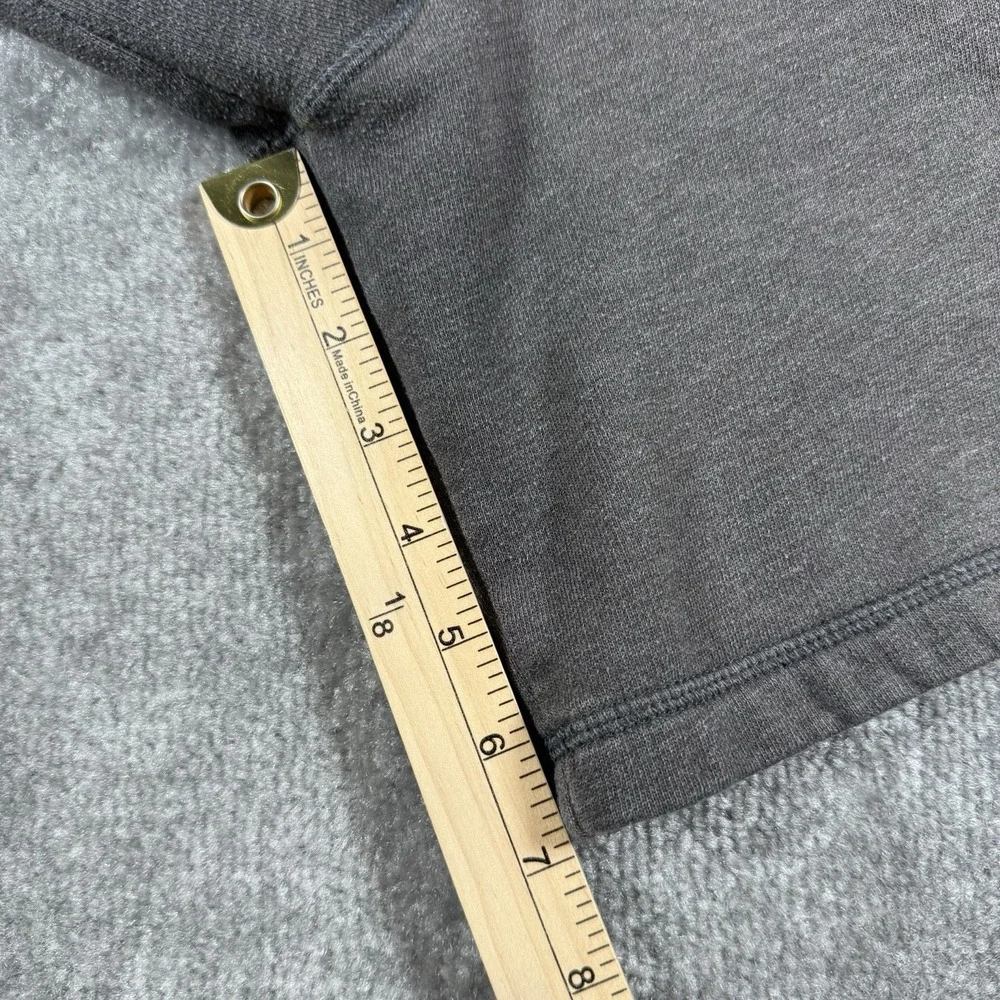 Hollister Sweat Shorts Men's Small Gray Fleece Lounge Logo Spellout